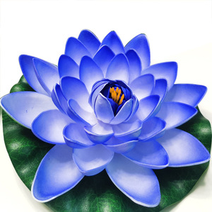 Mô Phỏng Hoa Sen Với Lá Lily Nước Hoa Sen Giả Nổi Khiêu Vũ Đạo Cụ Hồ Bơi Trang Trí <span class=keywords><strong>Lotus</strong></span> EVA Bọt Hoa Cho Hồ Bơi - Product Image 5