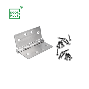Doorplus Nouvelle Arrivée Charnière pivotante pliante 4 pouces 180 degrés Charnière d'angle carrée moderne en acier inoxydable pour portes en bois - Product Image 5