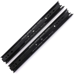 Herrajes <span class=keywords><strong>para</strong></span> muebles cocina 45mm armario cajón canal <span class=keywords><strong>metal</strong></span> telescópico cajón <span class=keywords><strong>de</strong></span> hierro diapositivas - Product Image 3
