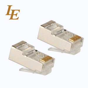 Conector Modular RJ45 UTP 8p8c CAT5E Cat6 de Alta Calidad, Cobre, 16A - Product Image 3
