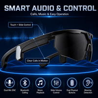 Lunettes Intelligentes Améliorées 2026 Sans Fil Audio 5.3 Lunettes de Soleil Polarisées Sportives avec Caméra 1080P Appel Mains Libres