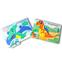 Apprentissage précoce personnalisé Animal Parenting bricolage enfant en bas âge tige classes jeu enfants jouets éducatifs 3D autocollant livre pour enfants