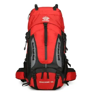 الأكثر مبيعًا حقيبة ظهر متعددة الوظائف سعة التخييم للرجال حقيبة ظهر لتسلق الجبال مقاومة للماء