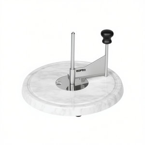 Cortador de queso manual con base de mármol y cuchilla de acero inoxidable para servir queso - Product Image 2