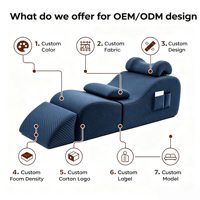 Fauteuil de yoga convertible ergonomique en mousse haute densité, canapé de massage 2 en 1 avec pliage dissimulé