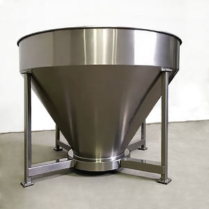 Comercial grande aço inoxidável industrial cone funil funil multiúso metal funil - Product Image 1