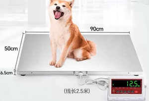 신제품 맞춤형 동물 체중계 스테인레스 스틸 초박형 전자 애완 동물 디지털 동물 체중계 - Product Image 2