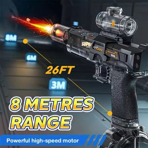 बर्फ माउस इलेक्ट्रिक पानी बंदूक बच्चों इलेक्ट्रिक स्वचालित पानी बंदूक प्लास्टिक यथार्थवादी खिलौने पानी बंदूक - Product Image 3