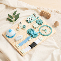 Tableau d'activités Montessori en bois personnalisé pour enfants, jouet sensoriel DIY pour garçons et filles