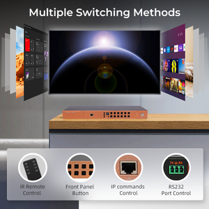 Comutador <span class=keywords><strong>HDMI</strong></span> TESmart 16 Portas 4K 60Hz Suporte para Controle RS232 IP para Múltiplos PCs para um Único Monitor - Product Image 6