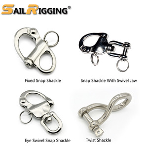 Có thể điều chỉnh <span class=keywords><strong>Dee</strong></span> xiềng xích phát hành nhanh chóng Snap thép không gỉ xoay mắt Snap còng nhanh chóng phát hành cố định Bail Snap - Product Image 6