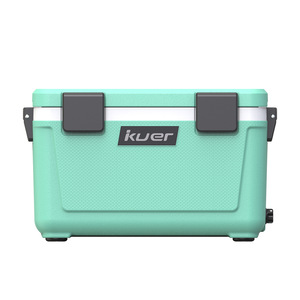 Nevera portátil Ikuer de 45Qt, rotomoldeada, para exteriores y camping, con tapa, almacenamiento y asa. - Product Image 4