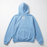 Sweat-shirt à capuche zippé pour homme avec masque facial intégré, double capuche personnalisée, patch brodé, cagoule ninja