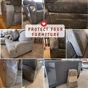 <span class=keywords><strong>Anti</strong></span>-Katzen-Kratz-Möbelschutz 10er-Pack Sofaschutz Gegen Katzenkrallen mit 40 Drehstiften - Product Image 6