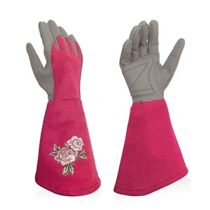 Guantes de Invierno XL de Piel Sintética con Bordado Floral, Personalizables, Venta al Por Mayor Directa de Fábrica, para Uso en Jardinería - Product Image 2