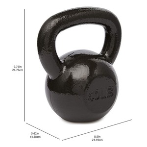 Kettlebell en fonte pour la musculation et l'entraînement cardio à domicile, 4 kg - 20 kg - Product Image 3