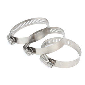 Klip Selang Baja Tahan Karat 304 Worm Drive, Klem Selang, Klem Pita yang Dapat Disesuaikan - Product Image 5