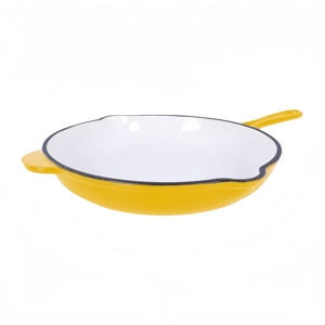 Sartén de Hierro Fundido con Revestimiento de Esmalte, Precio de Fábrica, Sartén para Horno con Asas y Vertedor, Apta para Hornos - Product Image 4