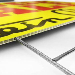 علامات مخصصة مطبوعة من البلاستيك المموج علامات الفناء الفارغة <span class=keywords><strong>Corex</strong></span> علامات الطباعة - Product Image 5