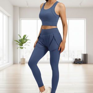 Sujetador deportivo transpirable con diseño ergonómico para mujer, con logo frontal, a prueba de golpes, de alta intensidad, para correr, fitness y yoga. - Product Image 2