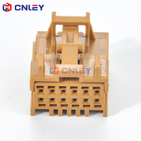 Connecteur de boîtier en nylon à double rangée de 12 broches, mâle, en laiton, pour câblage intérieur de voiture, 300V IP20