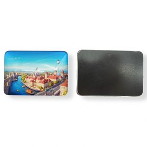 Autocollants de réfrigérateur ronds et carrés très vendus, souvenirs, aimants de réfrigérateur en verre cristal - Product Image 2