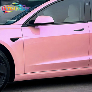 Vinilo para Rotulación de Coches Rosa Brillante de PET TPU Fundido, Auto-Reparable, de Fábrica, 1.52X17M/5X59FT, Pegatinas HD Fantásticas para Coches, Venta al por Mayor - Product Image 6