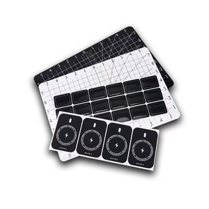 Autocollant personnalisé en sérigraphie sur PET/PC, découpé sur mesure, pour panneau avant de chargeur sans fil, étiquette autocollante - Product Image 6