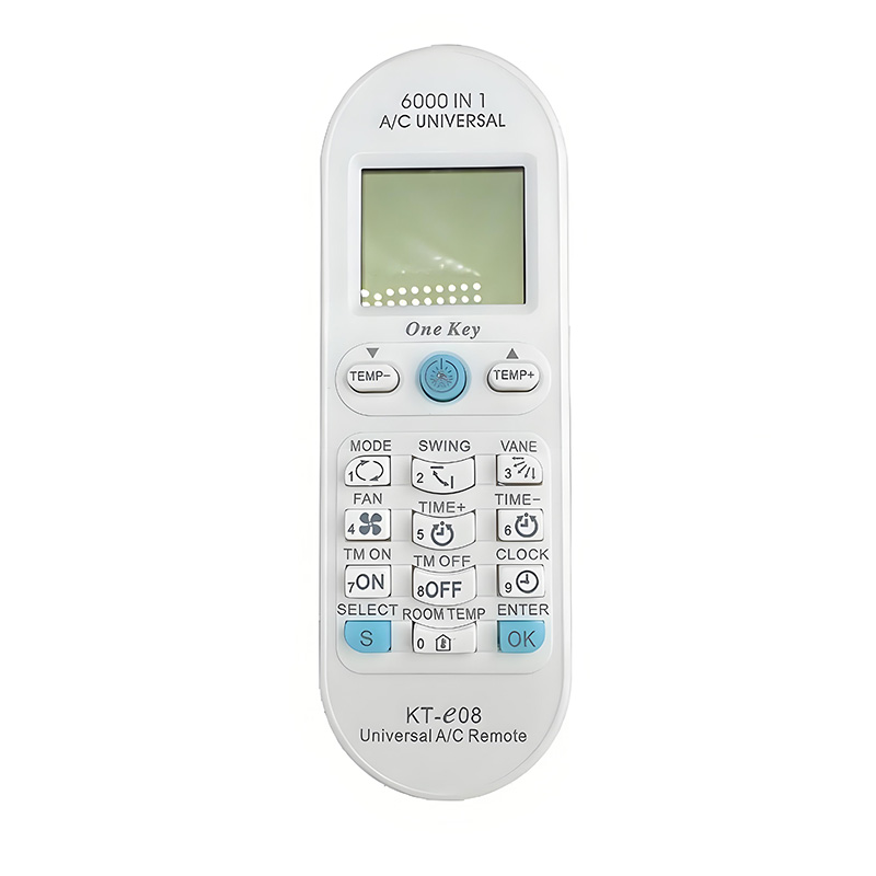 Hostrong KT-e08 <strong>Universal</strong> <strong>AC</strong> <strong>Remote</strong> Control with Fixed & Rolling <strong>Code</strong> 6000 in 1 Customizable for Air Conditioner