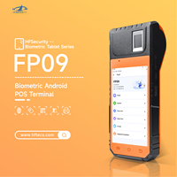 HFSecurity FP09 Tableta Biométrica POS con Escaneo de Huellas Dactilares, Impresora, Pago con PSAM NFC, Sistema Android, Dispositivo de Pago Portátil