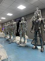 Figura de acción de Iron Man de alta calidad, escultura de personaje de dibujos animados, estatua de resina decorativa, modelo GK de colección, juguetes de Marvel.