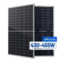 Panneaux solaires bifaciaux à double vitrage de type N Ja Solar Deepblue 4.0 Pro 440W 445W 450W 455W Jam54D40 440-455/Lb pour l'Europe