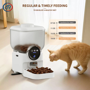 Mangeoire automatique pour animaux de compagnie 7L WiFi avec caméra Rechargeable à piles Distributeur de nourriture intelligent pour chat et chien Mangeoire pour chat - Product Image 5