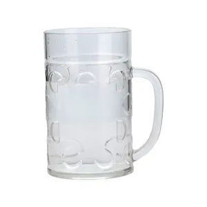 500 ml 40 oz 4 pint Werbe-Pint Biergläser Zhongshan Bierglasbecher Gläser Großhändler Kunststoff-Bierbecher