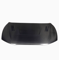Capot moteur avant en fibre de carbone style LY avec clips pour Audi A5 B8.5 – Accessoires de tuning et de modification de carrosserie à fixation par boulons
