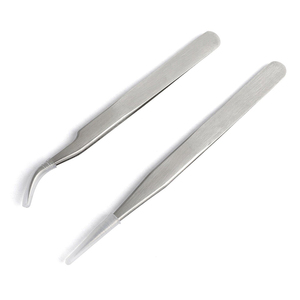 Produits tendance à prix avantageux, instruments de beauté, pinces à cils en acier inoxydable, pinces à cils noires - Product Image 5