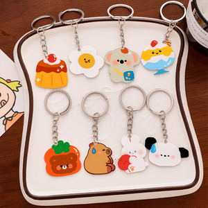 Custom Cute <b>Anime</b> Animal Acrylic Key Chain Creative Bag Hanging Student DIY Small Gift Fashion Trend - Product Image 2