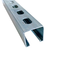 <span class=keywords><strong>Canale</strong></span> d'acciaio scanalato galvanizzato 41*41 - Product Image 1