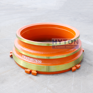 Doublure de concasseur à cône Mn18Cr2 résistante à l'usure, doublure de bol concave Mn18Cr2 adaptée à 814318917600 <span class=keywords><strong>GP500</strong></span> - Product Image 3