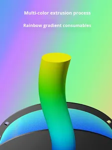 PLA Silk Rainbow Filament <strong>1</strong>.75mm Multi-Color Gradient Shiny PLA for 3D <strong>Printers</strong> 1KG Smooth Glossy Finish - Product Image 3