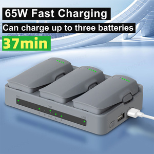 Battery Charging Manager for 2 65W Fast Charging Hub Three Batteries FFor 2 <b>Drone</b> <b>Accessories</b> Charger for - Product Image 6