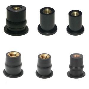 Vente directe d'usine M4 M5 M6 M8 Clip de fixation automobile Insert d'expansion NBR <span class=keywords><strong>Rivet</strong></span> <span class=keywords><strong>aveugle</strong></span> en laiton et caoutchouc Écrou à vis Poli pour moto - Product Image 1