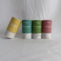 Tubes cylindriques en papier kraft réutilisables et écologiques pour l'artisanat Tube en papier naturel désodorisant bâton de déodorant push-up 50ml