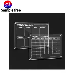 冷蔵庫用磁気アクリルカレンダー16.5 "x 12" 、dr