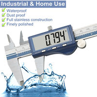 STEELTREKS Hardware Other Hand Tools Stainless Steel 0-150mm 6 Inch Digital Vernier Caliper Electronic Rulers for Measuring Tool