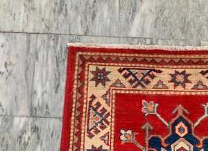 Tapis Kazak Vintage Afghan Noué À La Main Qualité Style Classique Chambre à Coucher Tapis Kilim Personnalisable pour Exercice À Domicile Prière Pique-Nique - Product Image 5