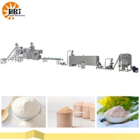Traitement de production de poudre d'aliment pour bébé de bouillie de millet instantanée nutritionnelle faisant la ligne machine de machines