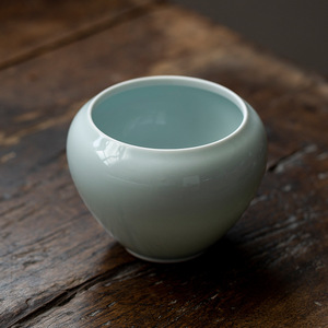 Jianshui Ceramic <b>Tea</b> Bowl Uncovered 12cm Household Kung Fu <b>Tea</b> <b>Set</b> Accessory Wastewater Tank - Product Image 2