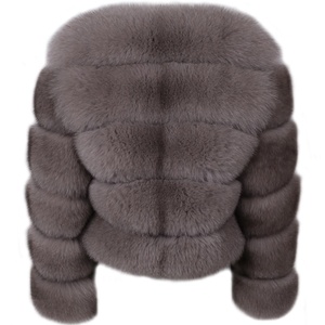 Giacca di <span class=keywords><strong>pelliccia</strong></span> all'ingrosso moda inverno caldo giacca di <span class=keywords><strong>pelliccia</strong></span> personalizzata <span class=keywords><strong>cappotto</strong></span> di <span class=keywords><strong>pelliccia</strong></span> di volpe <span class=keywords><strong>donna</strong></span> capispalla manica lunga - Product Image 2