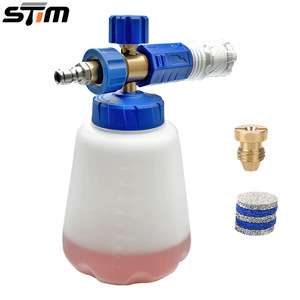 Stm Car Wash <b>Foam</b> Sprayer 1000Ml Adjustable Fan Spray Manual Operation For Vehicle Cleaning - Product Image 1